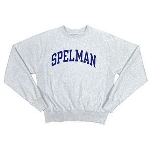 Vintage Champion Reverse Weave Spelman College Crew Neck Sweatshirt - Size Small